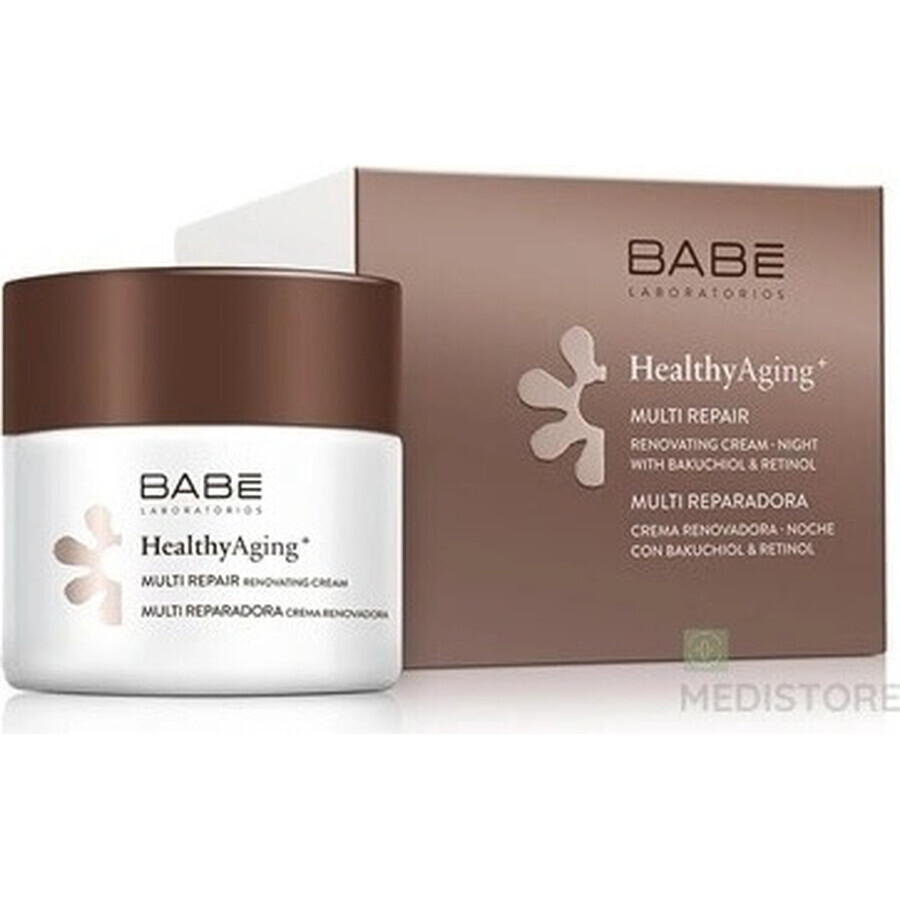 BAB BABÉ SHEETS HealthyAging+ MULTI REPAIR CREAM NIGHT 1×50 ml, crema