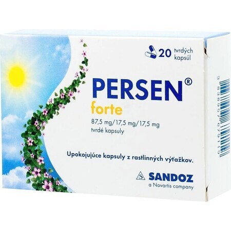 PERSEN FORTE 1×40 cps, capsule calmante