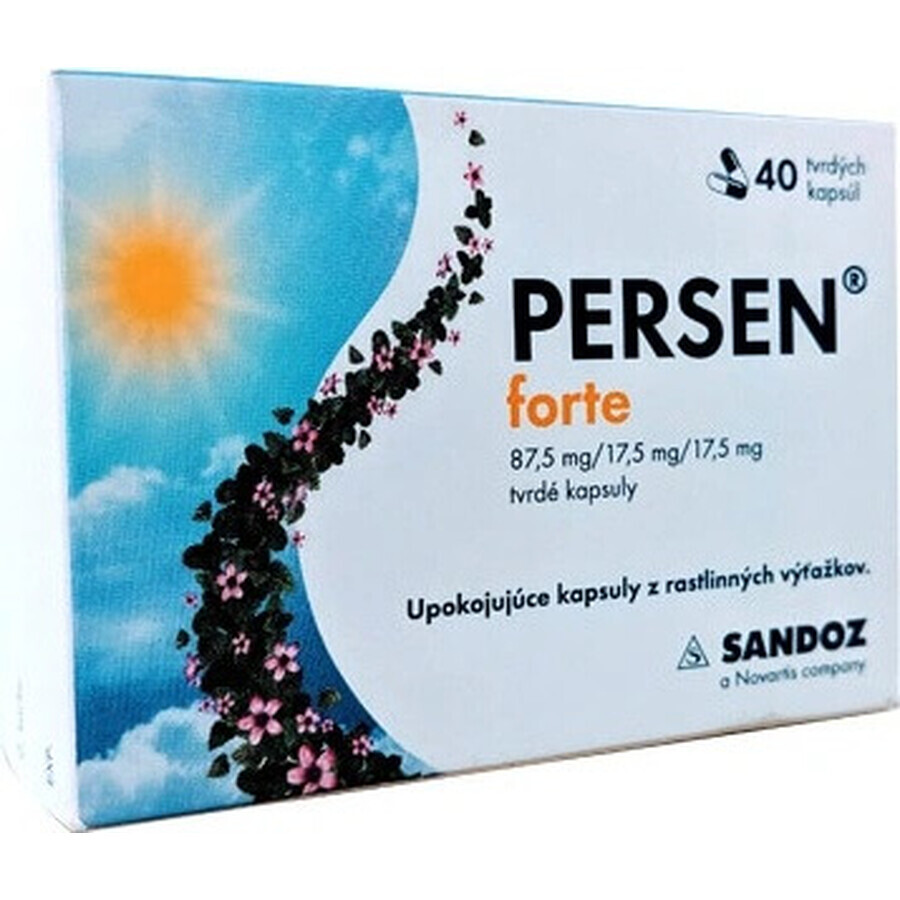 PERSEN FORTE 1×40 cps, capsule calmante