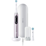 Oral B EK iO Series 9 Rose Quartz + Zahnbürstenhalter + Reiseetui 1×1 Set, elektronische Zahnbürste