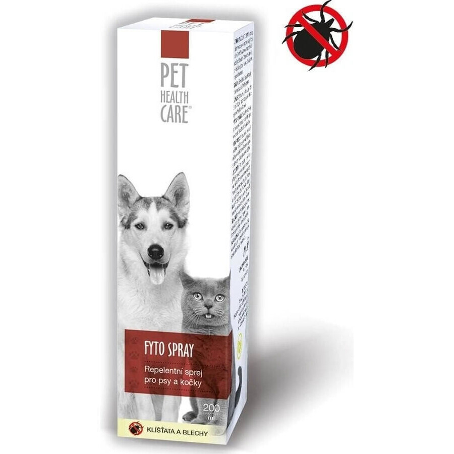 PET HEALTH CARE FYTO SPRAY 1×200 ml, spray repellente per cani e gatti