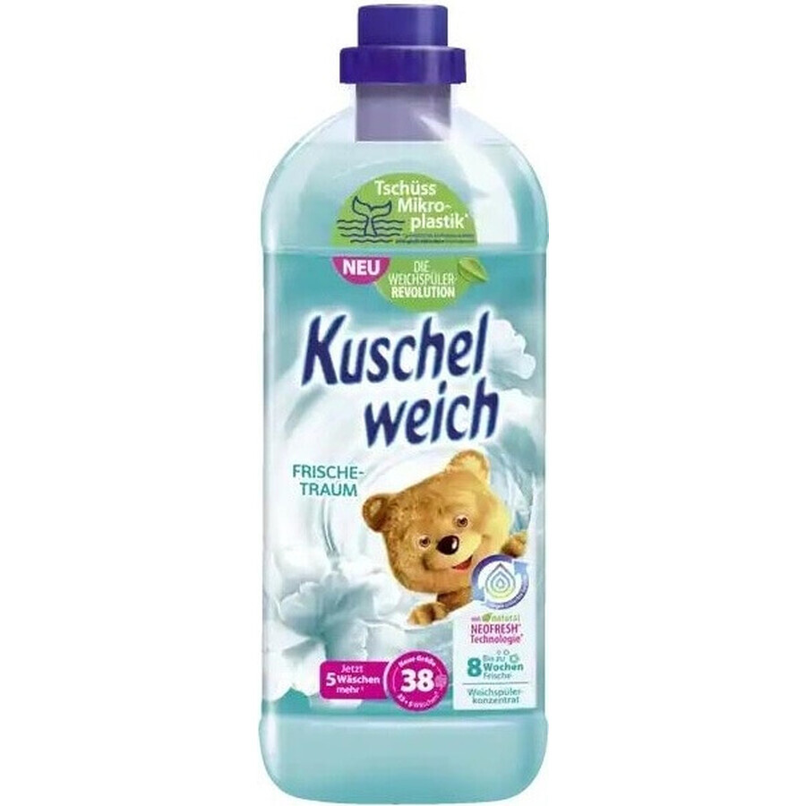 Kuschelweich wasverzachter - Fresh Dream (turquoise), 38 wasbeurten 1×1 l, wasverzachter