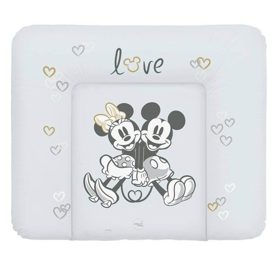 CEBA Disney Minnie & Mickey Weiche Ersatzmatte für Kommode (85x72) Disney Minnie & Mickey Grau 1×1 St.