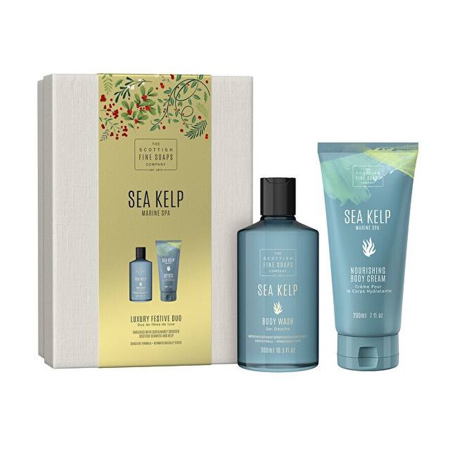 Set cadou pentru îngrijirea corpului Scottish Fine Soaps - alge marine 1×1set