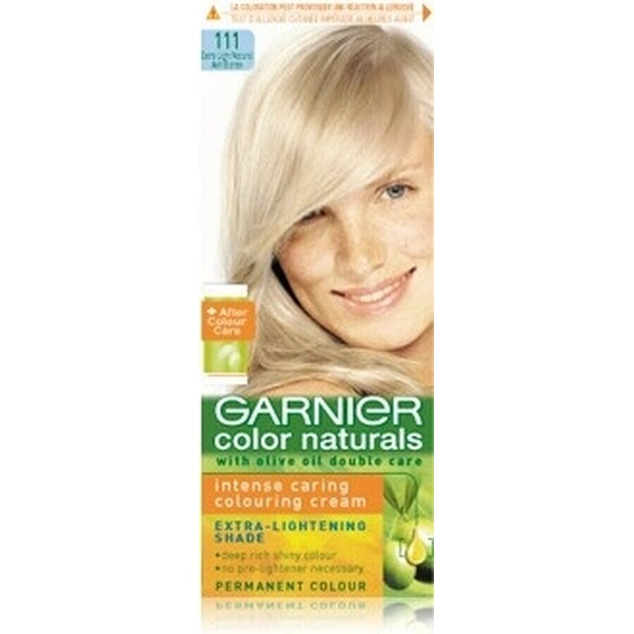 Garnier Color Naturals Colore permanente per capelli 111 Superlightening Superlightening biondo cenere 1×1 pezzo, colore per capelli