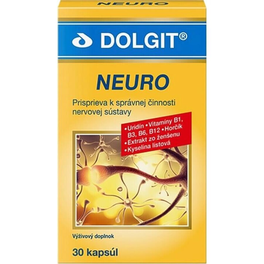 Dolgit Neuro 1×30 cps, supliment alimentar