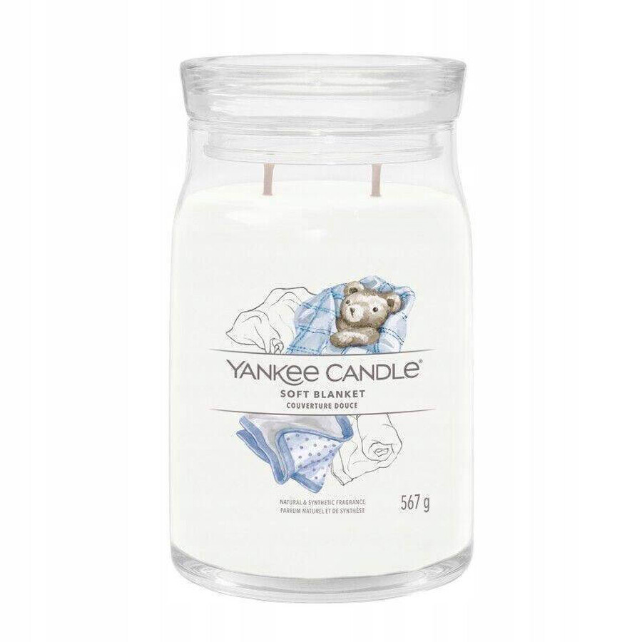 Yankee Candle Signature Large Soft Blanket™ 1×567 g, bougie parfumée