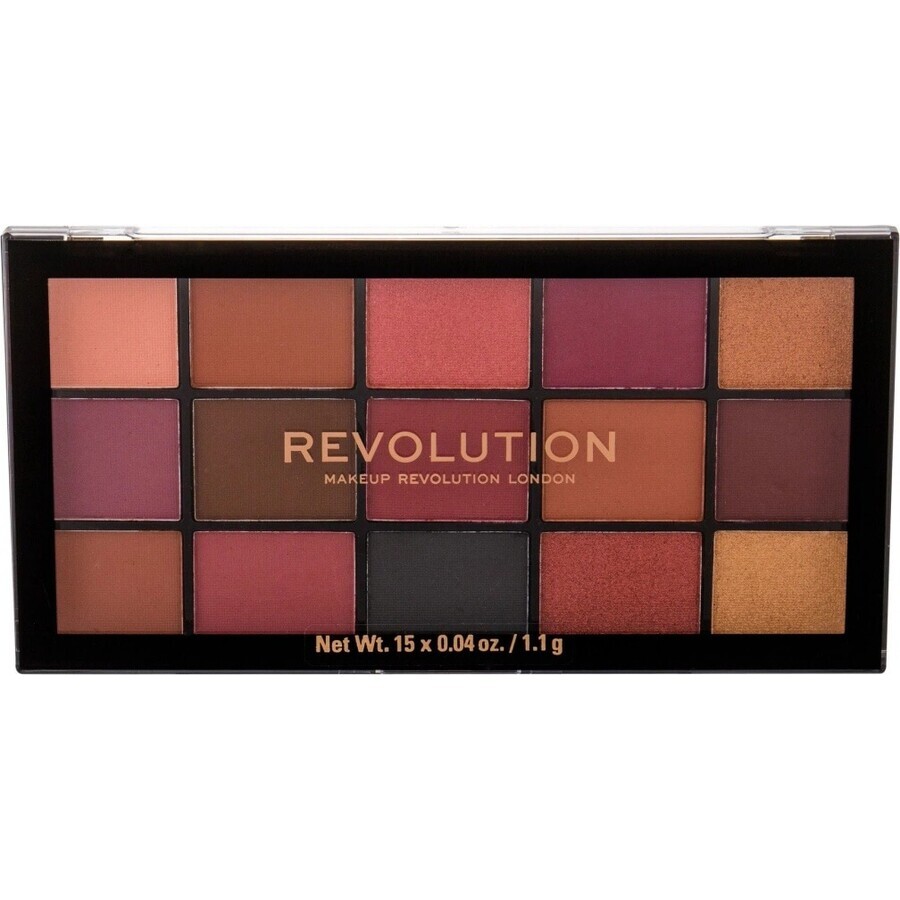 Revolution, Re-Loaded Marvellous Mattes, palette d'ombres à paupières 1×16,50 g, palette d'ombres à paupières