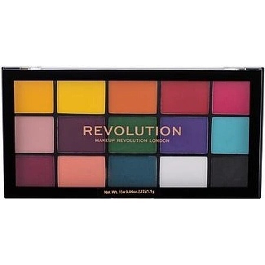 Revolution, Re-Loaded Marvellous Mattes, palette d'ombres à paupières 1×16,50 g, palette d'ombres à paupières