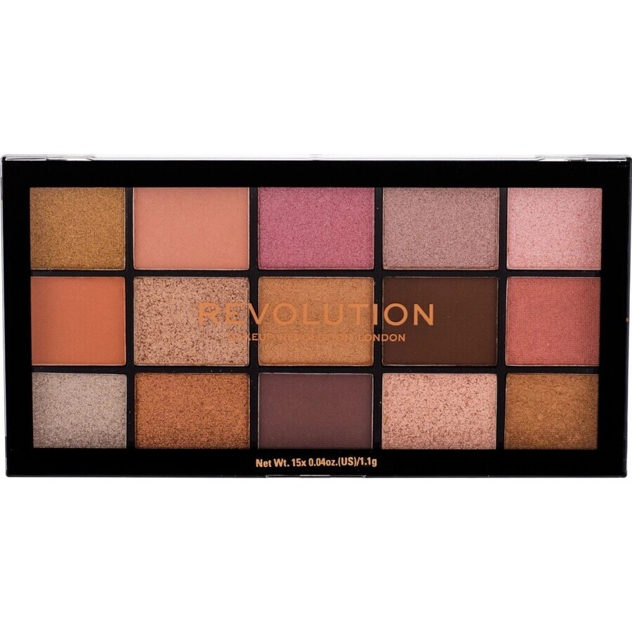 Revolution, Re-Loaded Marvellous Mattes, palette d'ombres à paupières 1×16,50 g, palette d'ombres à paupières