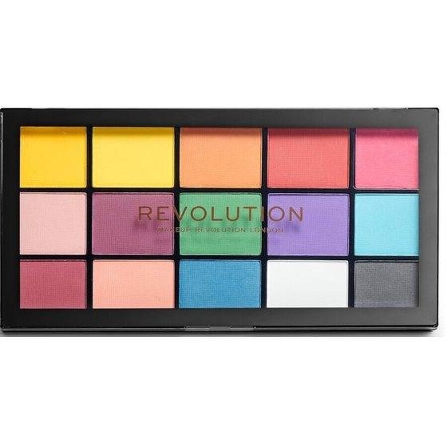 Revolution, Re-Loaded Marvellous Mattes, palette d'ombres à paupières 1×16,50 g, palette d'ombres à paupières