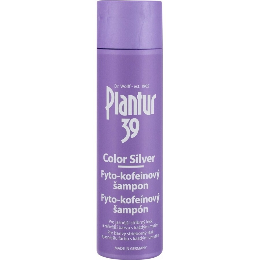 Plantur 39 Color Silver Phyto-caffeine șampon 1×250 ml, șampon cu cafeină