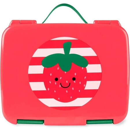 SKIP HOP Spark Style Lunch Box Bento Bento Lunch Box Strawberry 3r+ 1×1 pcs, lunch box