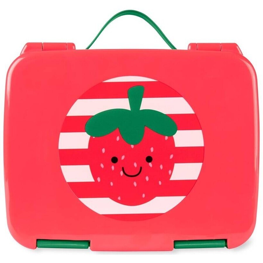 SKIP HOP Spark Style Lunch Box Bento Bento Lunch Box Strawberry 3r+ 1×1 pcs, lunch box