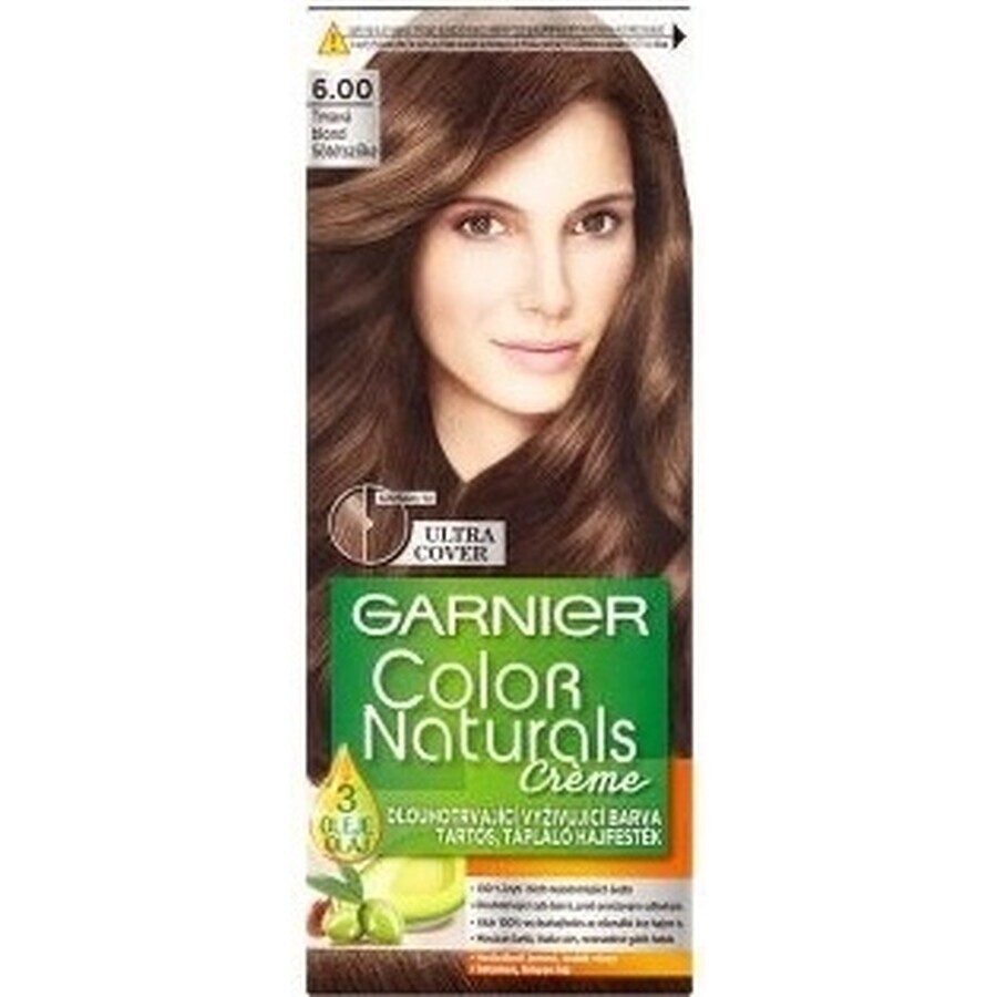 Garnier Color Naturals colore permanente per capelli 6.00 Biondo Scuro 1×1 pezzo, colore per capelli