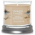 Yankee Candle Signature lumânare mică Amber & Sandalwood 1×122 g, lumânare parfumată