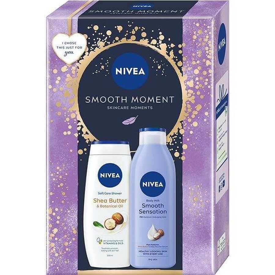 NIVEA BOX BODY SMOOTH 1×1 buc, pachet cadou