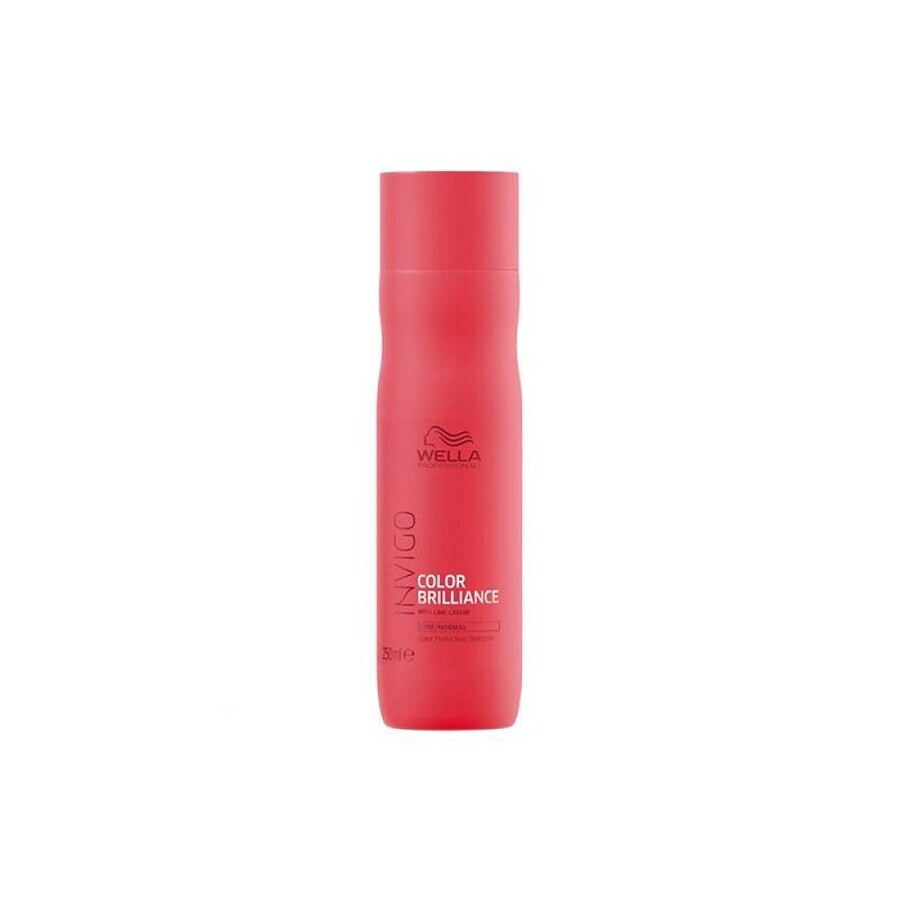 Șampon pentru păr vopsit cu structura fină sau normală Brilliance, 250 ml, Wella Professionals