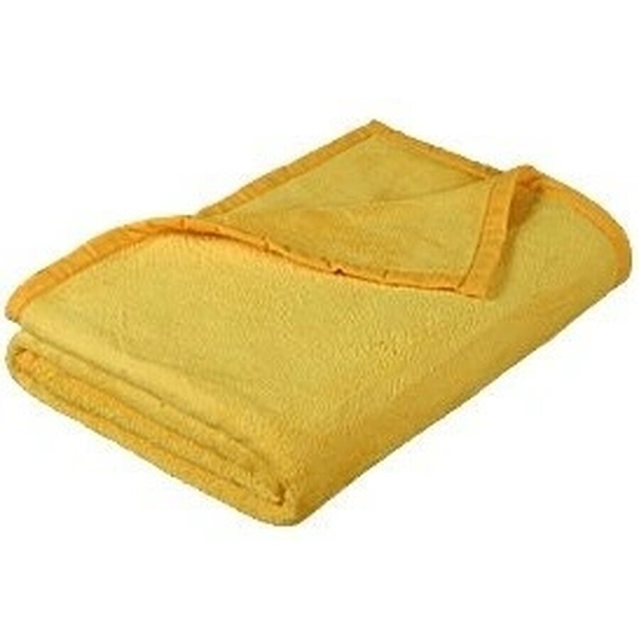 Coperta per bambini KORALL MICRO 100x150 6014/005 giallo 1×1 pz, coperta per bambini