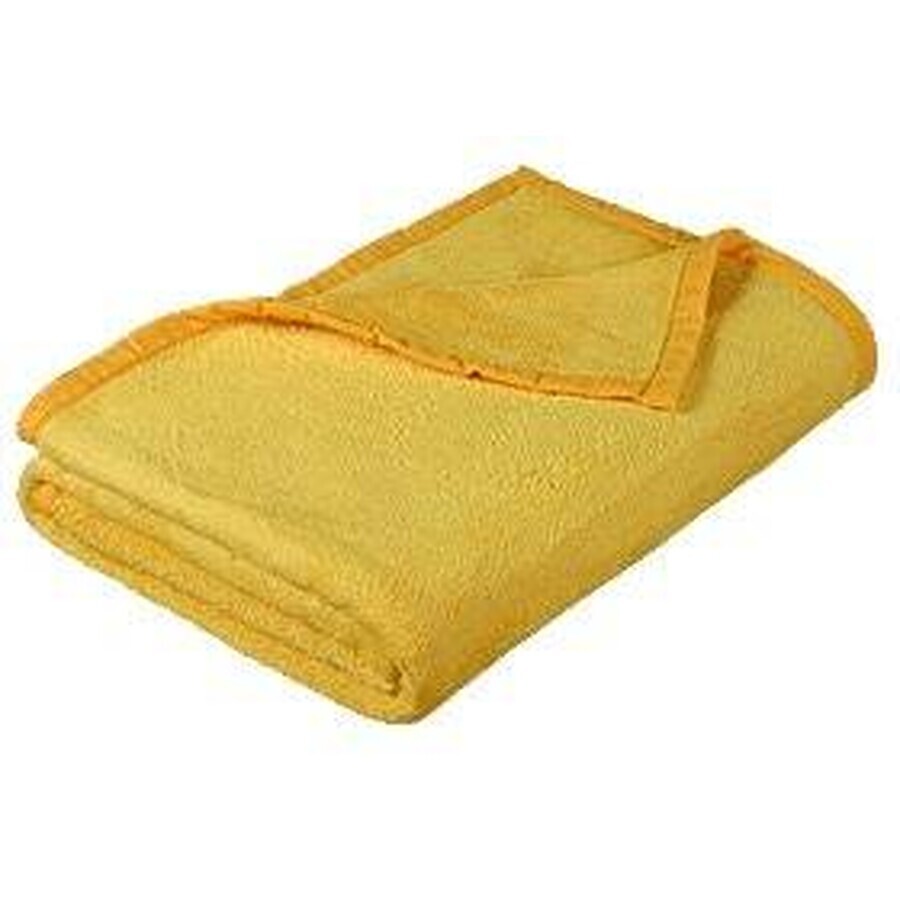 Coperta per bambini KORALL MICRO 100x150 6014/005 giallo 1×1 pz, coperta per bambini