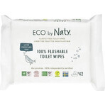 Eco by Naty Feuchttücher mit parfümfreier Toilettenpapierfunktion 1×42 Stück, Feuchttücher