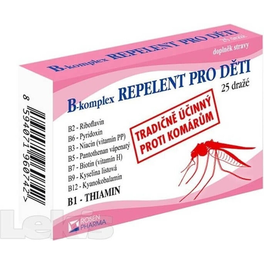 ROSEN PHARMA B-KOMPLEX B-KOMPLEX REPELLENT 1×25 tbl, Repellent in Tablettenform