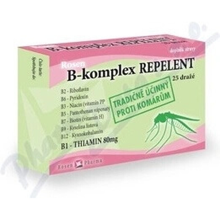 ROSEN PHARMA B-KOMPLEX B-KOMPLEX REPELLENT 1×25 tbl, Repellent in Tablettenform