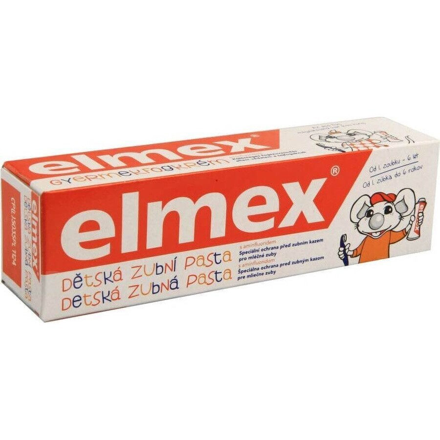 ELMEX JUNIOR TOOTH PASTE 1×75 ml, pastă de dinți pentru copii