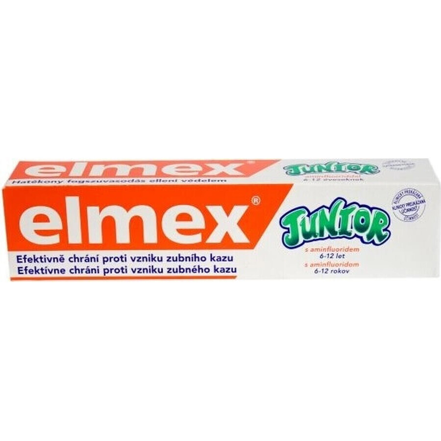 ELMEX JUNIOR TOOTH PASTE 1×75 ml, pastă de dinți pentru copii