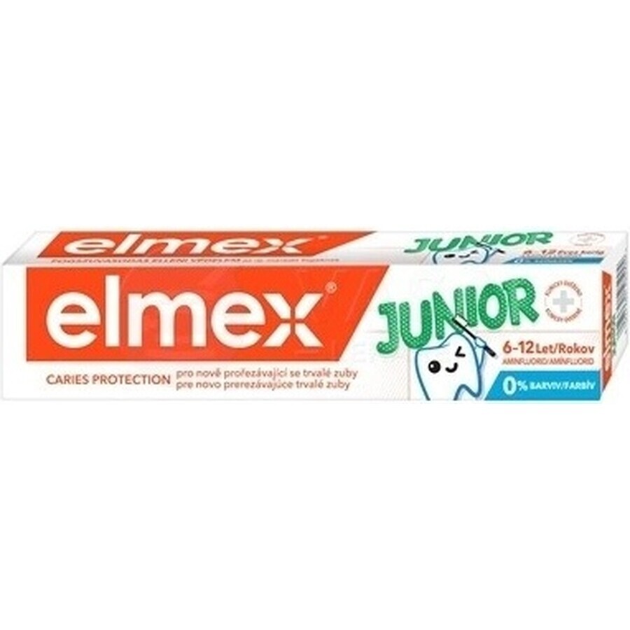 ELMEX JUNIOR TOOTH PASTE 1×75 ml, pastă de dinți pentru copii