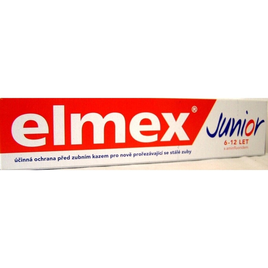 ELMEX JUNIOR TOOTH PASTE 1×75 ml, pastă de dinți pentru copii