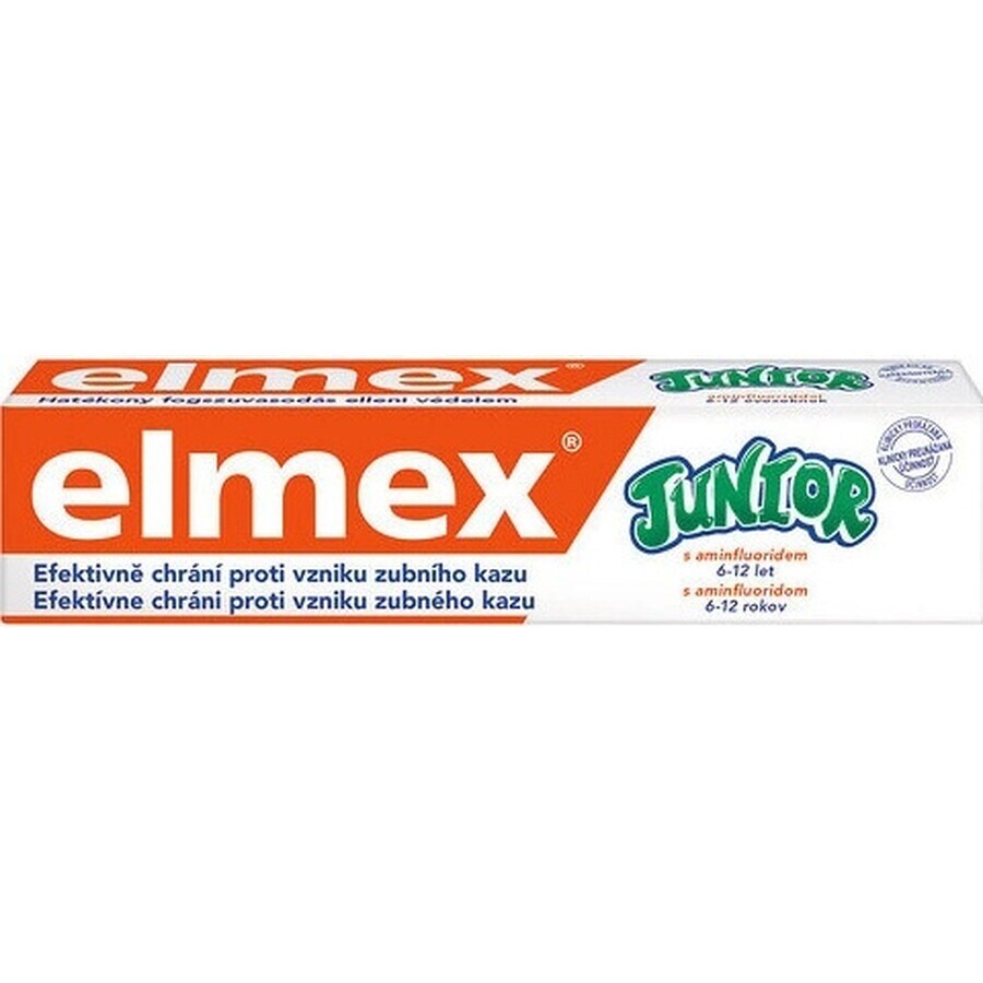 ELMEX JUNIOR TOOTH PASTE 1×75 ml, pastă de dinți pentru copii