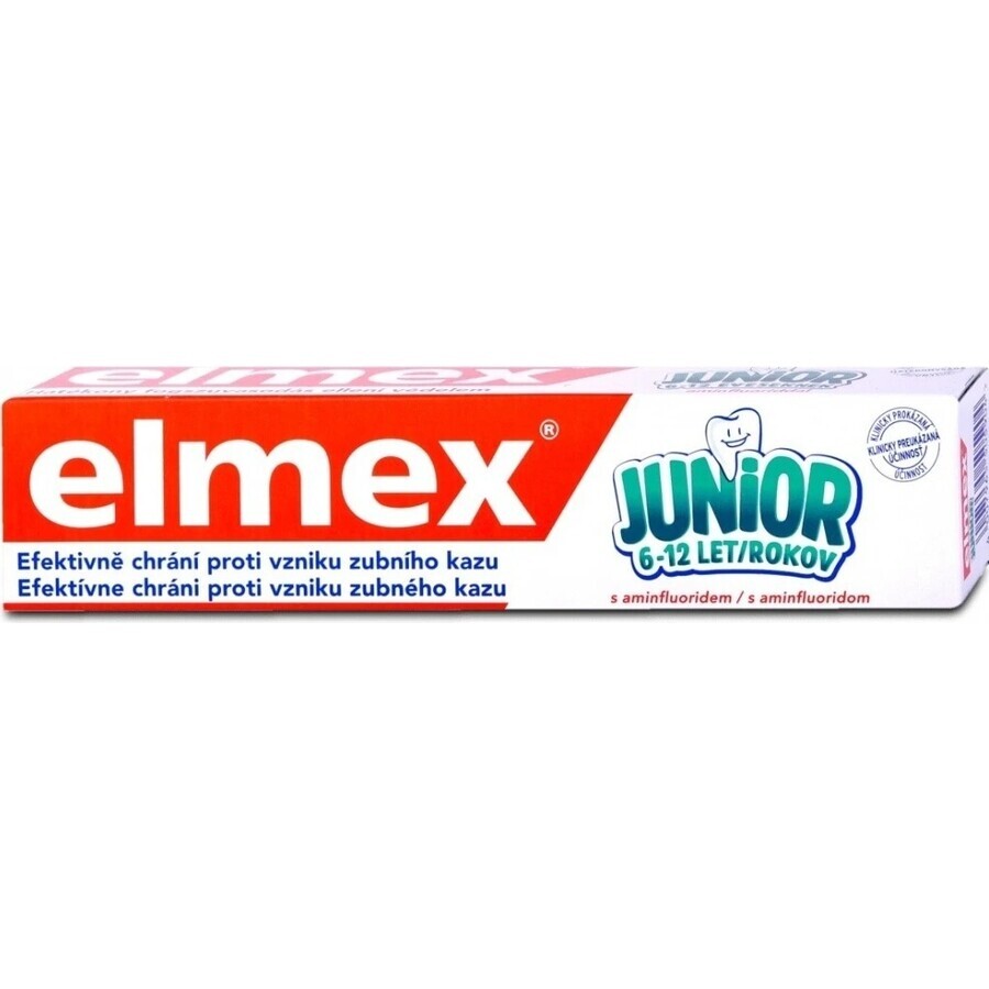 ELMEX JUNIOR TOOTH PASTE 1×75 ml, pastă de dinți pentru copii