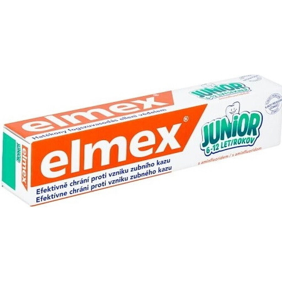 ELMEX JUNIOR TOOTH PASTE 1×75 ml, pastă de dinți pentru copii