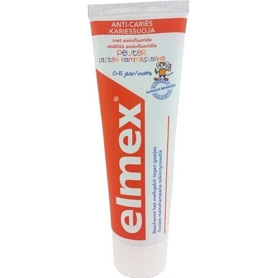 ELMEX JUNIOR TOOTH PASTE 1×75 ml, pastă de dinți pentru copii