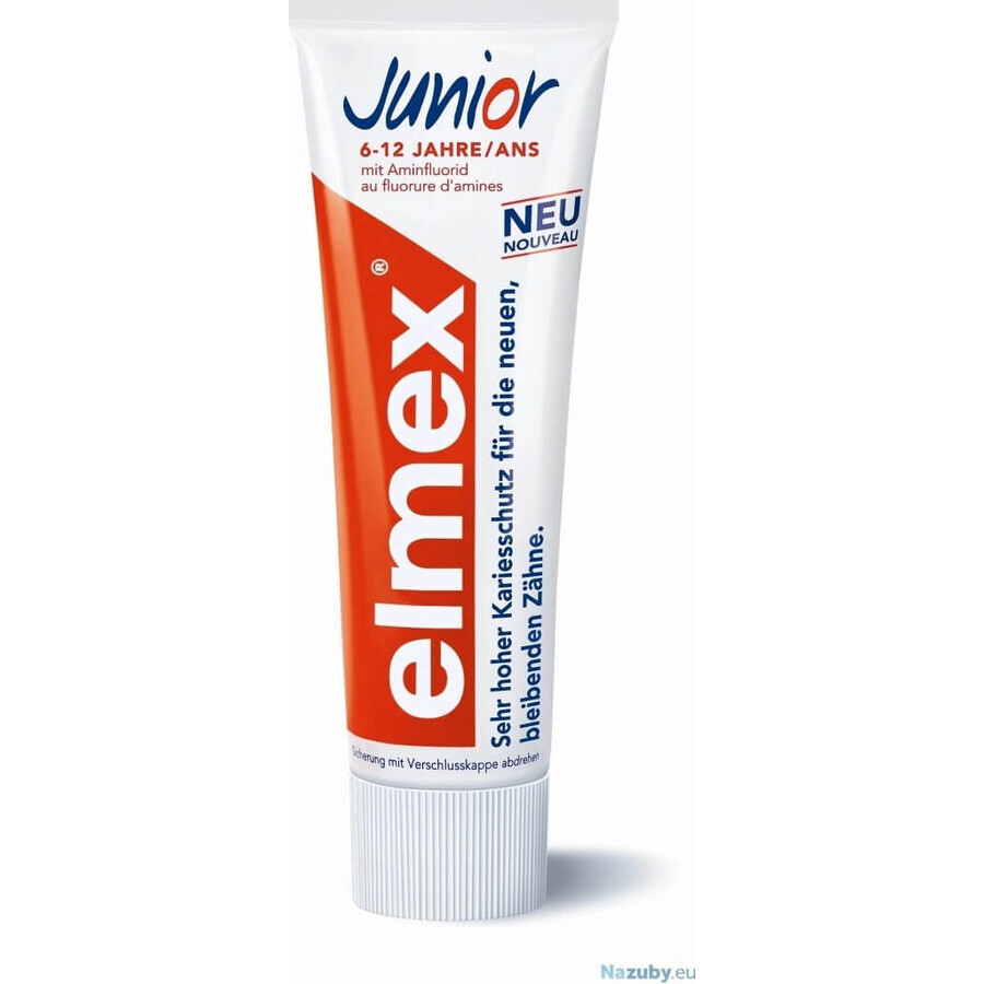 ELMEX JUNIOR TOOTH PASTE 1×75 ml, pastă de dinți pentru copii