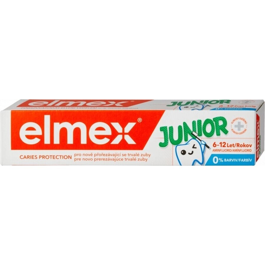 ELMEX JUNIOR TOOTH PASTE 1×75 ml, pastă de dinți pentru copii