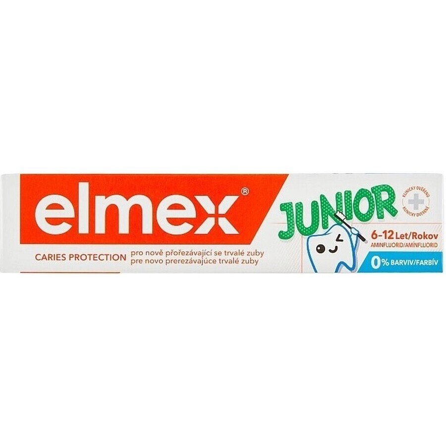 ELMEX JUNIOR TOOTH PASTE 1×75 ml, pastă de dinți pentru copii