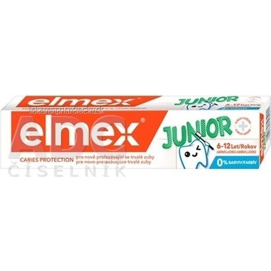 ELMEX JUNIOR TOOTH PASTE 1×75 ml, pastă de dinți pentru copii