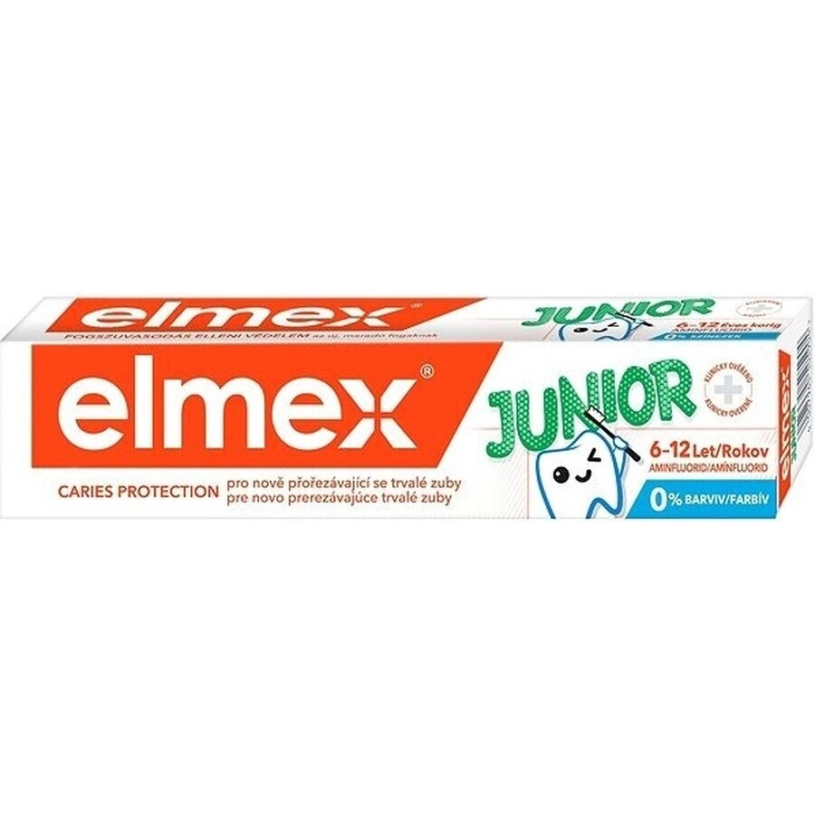 ELMEX JUNIOR TOOTH PASTE 1×75 ml, pastă de dinți pentru copii