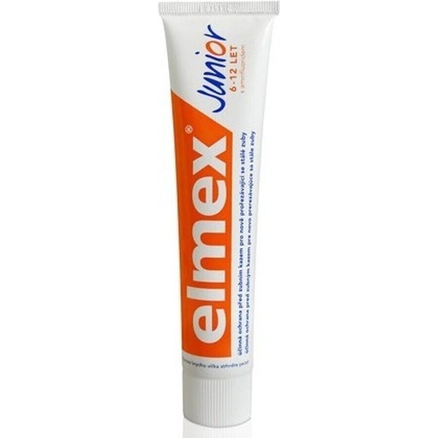 ELMEX JUNIOR TOOTH PASTE 1×75 ml, pastă de dinți pentru copii