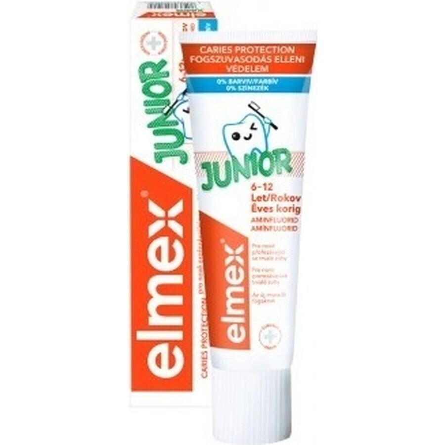 ELMEX JUNIOR TOOTH PASTE 1×75 ml, pastă de dinți pentru copii