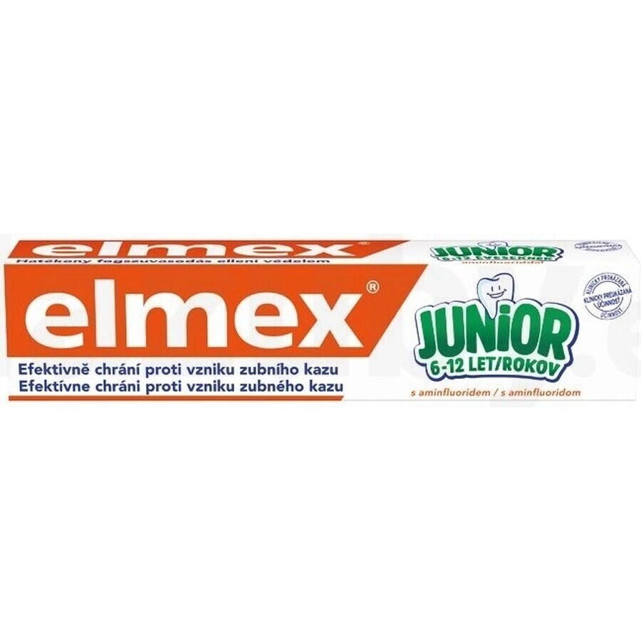 ELMEX JUNIOR TOOTH PASTE 1×75 ml, pastă de dinți pentru copii