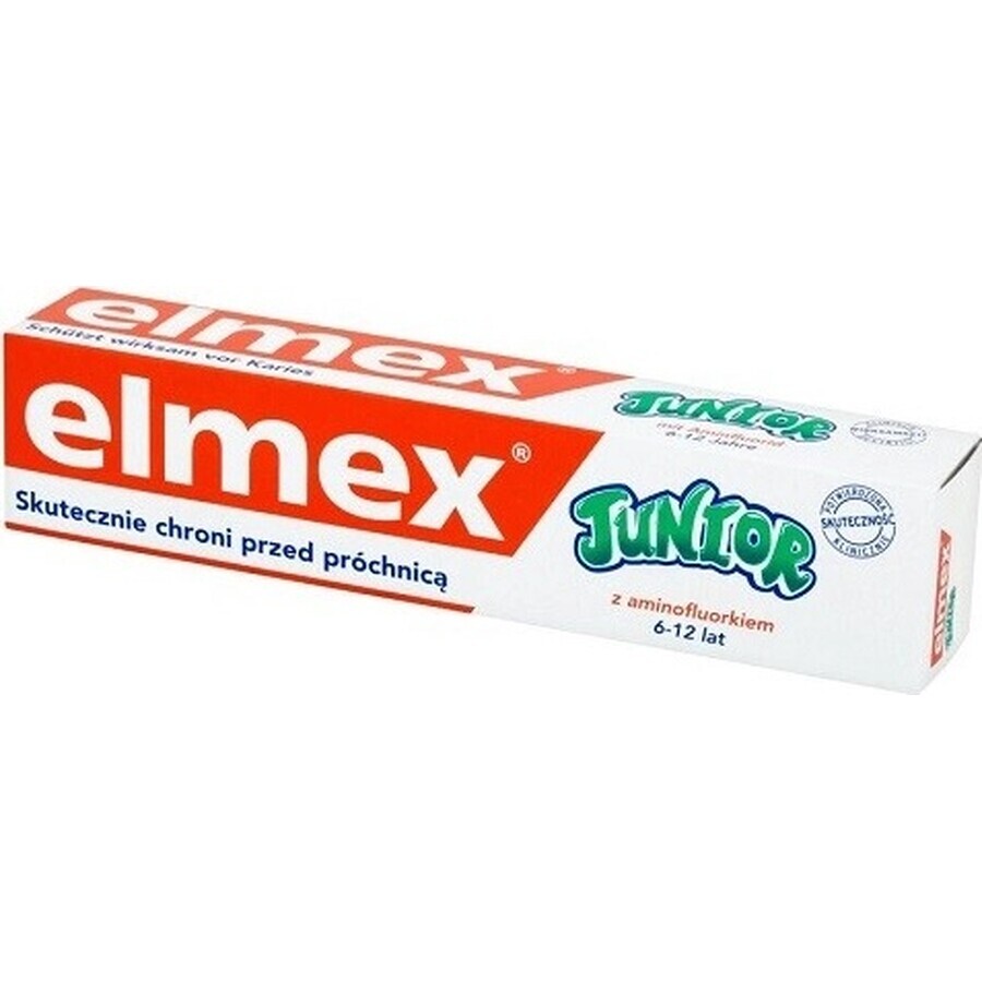 ELMEX JUNIOR TOOTH PASTE 1×75 ml, pastă de dinți pentru copii