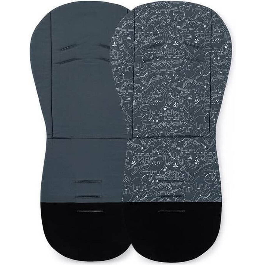 PETITE&MARS Stroller insert Foamy Anthracite Dino 1×1 pc, stroller insert