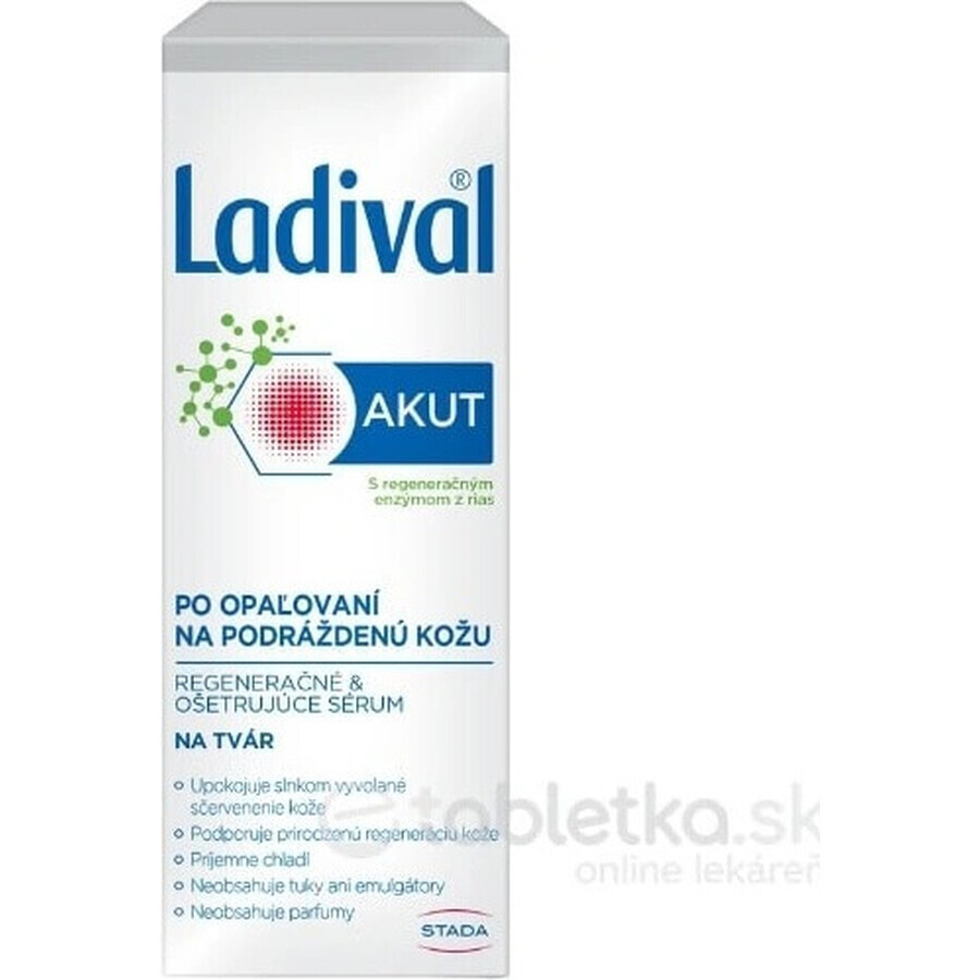 LADIVAL Akut Ser de față 1×50 ml, ser de față după plajă