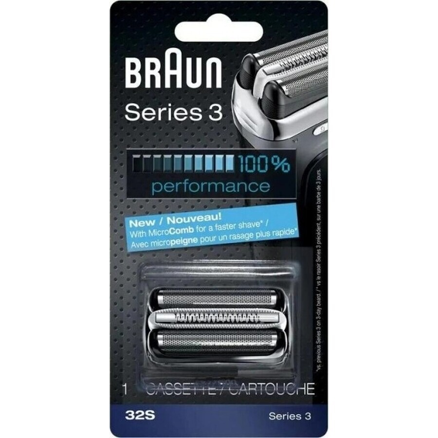 BRAUN CombiPack Series3 - 32S - lames de rechange 1×1 pc, lames de rechange