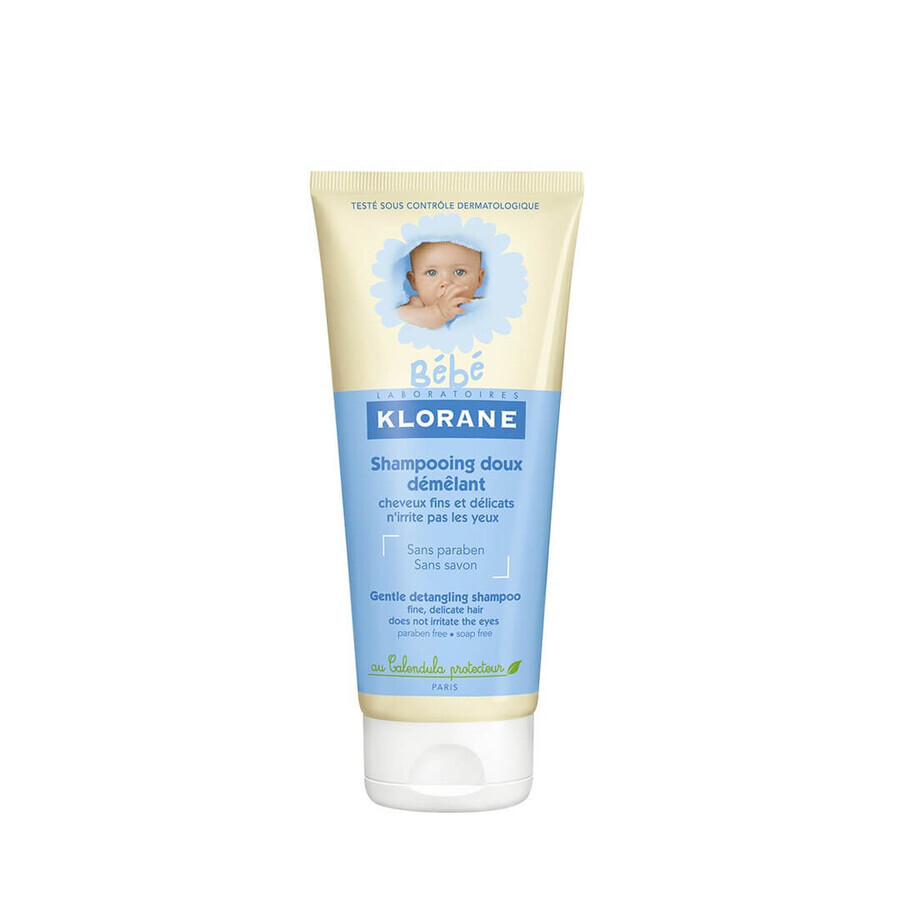 Șampon protector pentru copii descurcare păr fin și delicat, 200 ml, Klorane