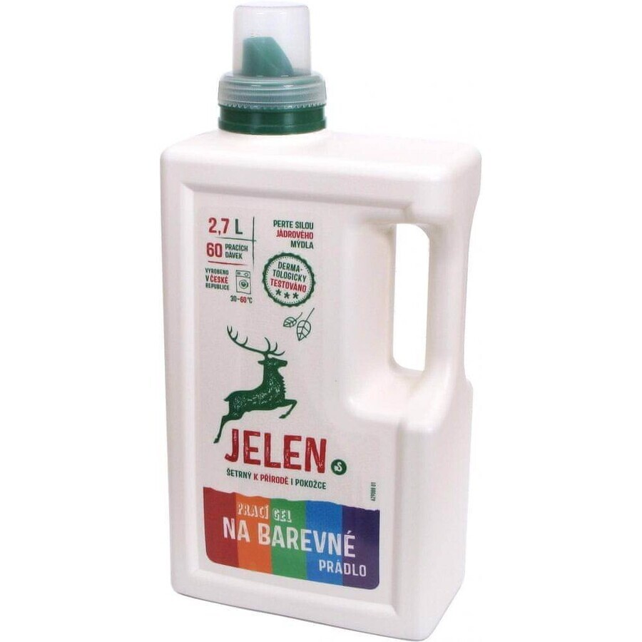 Gel Lavado Ciervo 2,7L Color 60P 1×2,7L, Gel Lavado Color