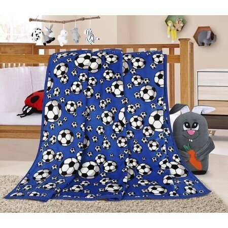 Baby blanket ELLA 1003/153 N 100x150cm ball blue 1×1 pc, baby blanket